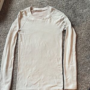 lululemon athletica Long Sleeve Tee - Cream